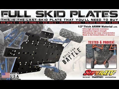 Heavy-Duty Skid Plate for Polaris RZR Models