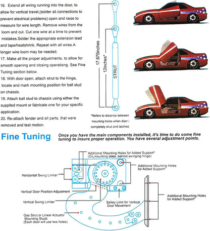 Gull Wing Door Kit
