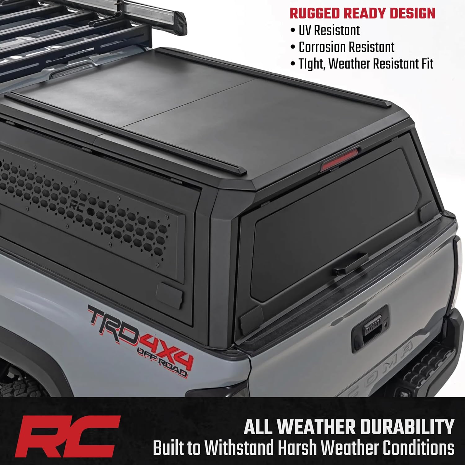 Rough Country Truck Bed Cap Topper for Toyota Tacoma
