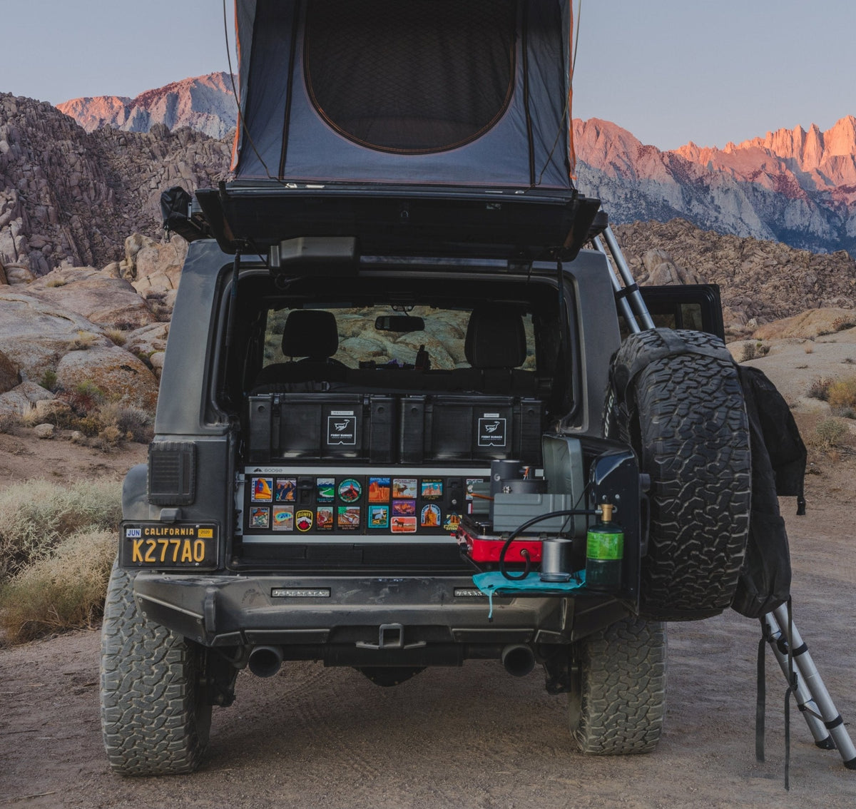 Goose Gear Jeep Wrangler JK 2007–2018 2 Door | Side-by-Side Drawer System