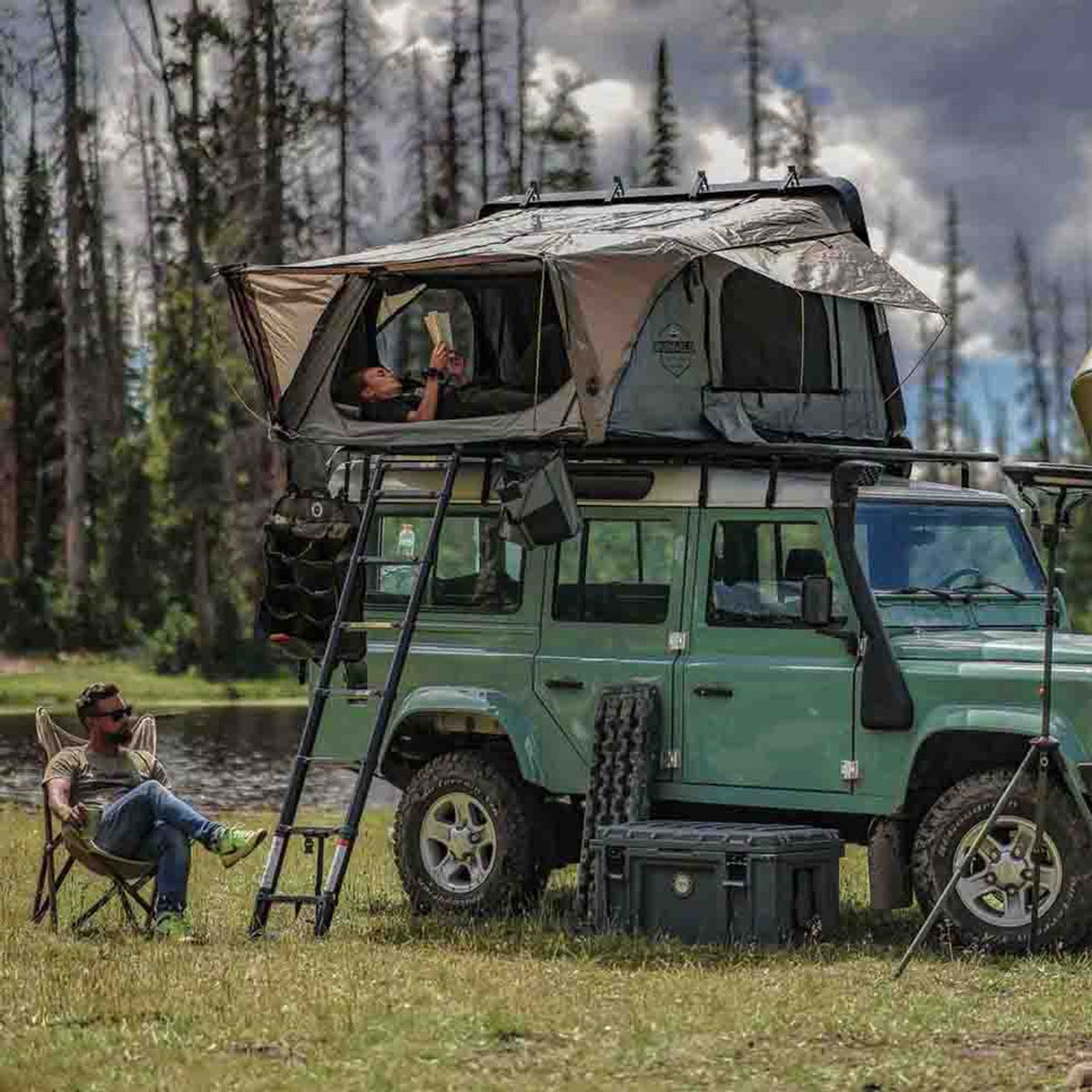 OVS HD Bushveld 2-Person Hard Shell Roof Top Tent