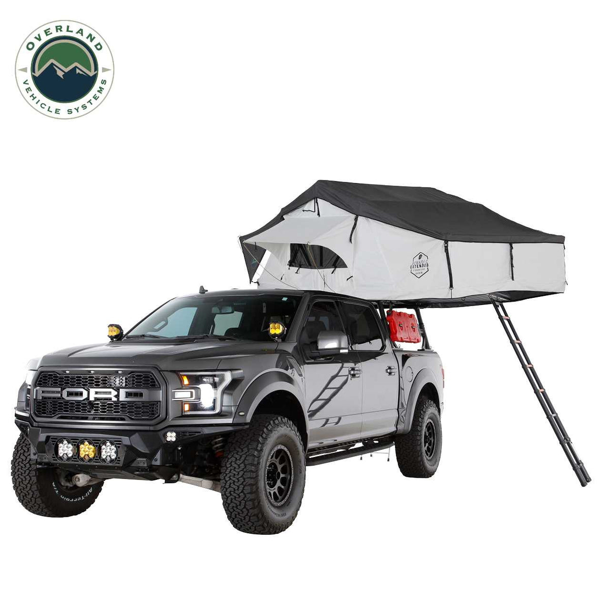 OVS HD Nomadic 3-Person Arctic White Extended Soft Shell Roof Top Tent