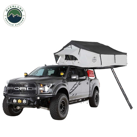OVS HD Nomadic 3-Person Arctic White Extended Soft Shell Roof Top Tent