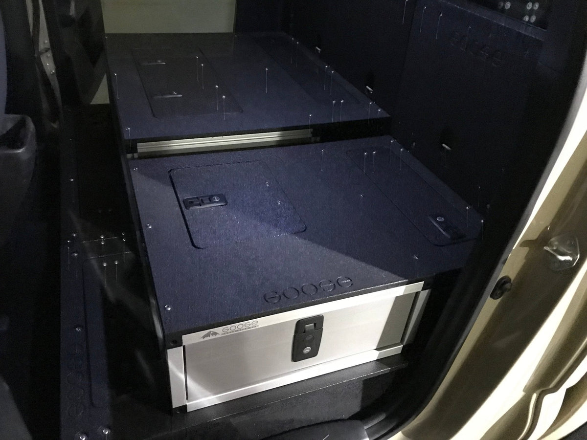 Goose Gear Toyota Tacoma 2005–2023 2nd and 3rd Gen. Double Cab Second Row | Single Drawer System