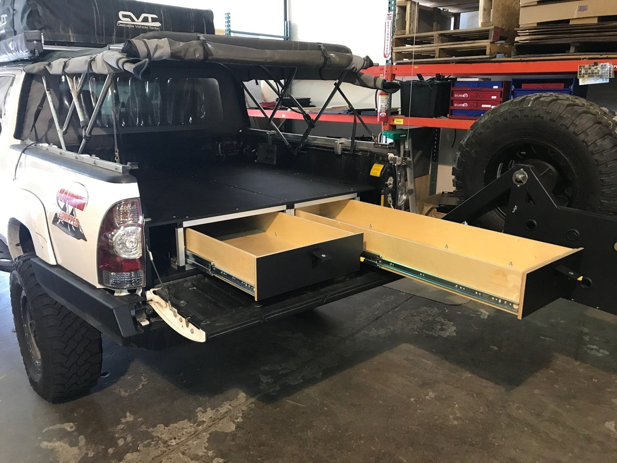 Goose Gear Toyota Tacoma 2005–2023 2nd and 3rd Gen. Truck Bed | Single Drawer System