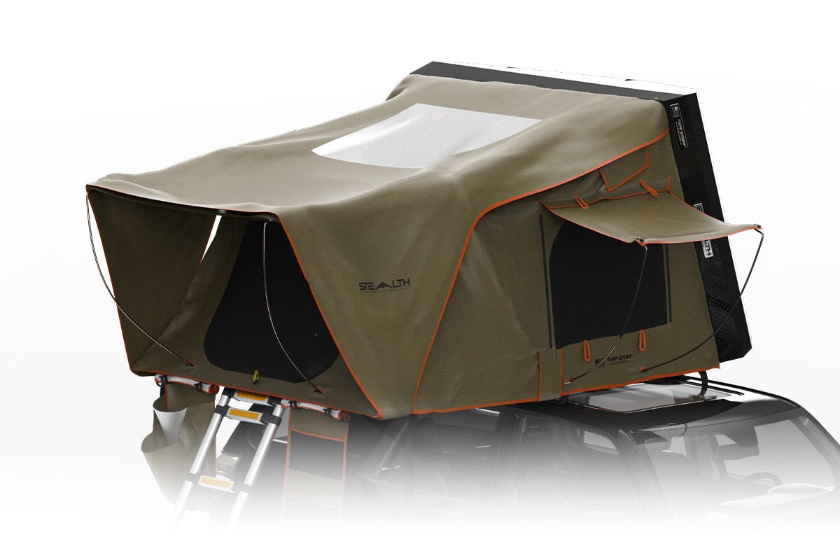 Tuff Stuff Stealth | 2–3 Person Aluminum Hardshell Rooftop Tent